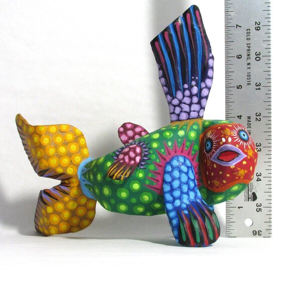 Lot of Mexican Folk Art Alebrijes, Huichol Beaded and Tonola New and Vintage. Pl - Picture 14 of 15